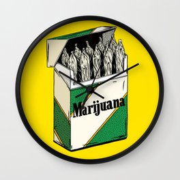 Mainstream Marijuana Wall Clock