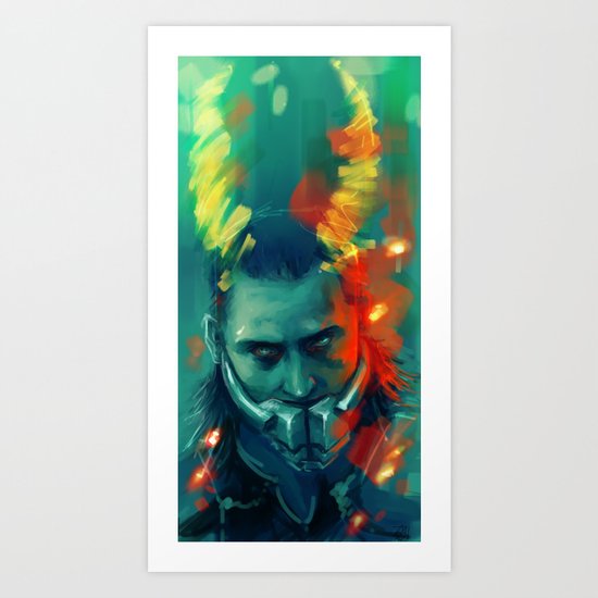 Loki Art Print
