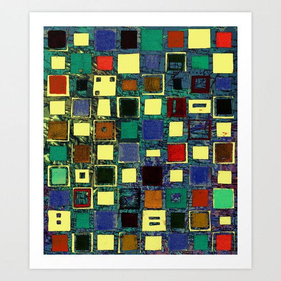 Living in a box (global) Art Print