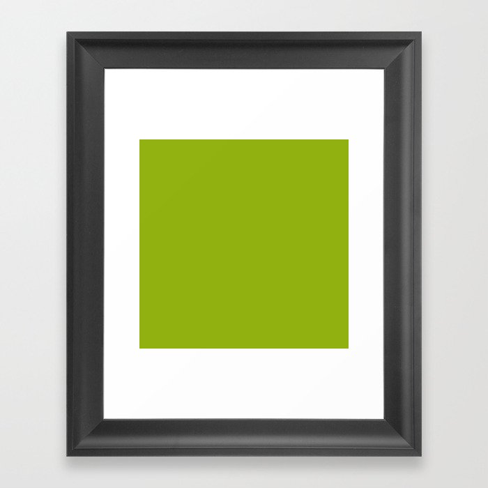 Pickled Green Framed Art Print