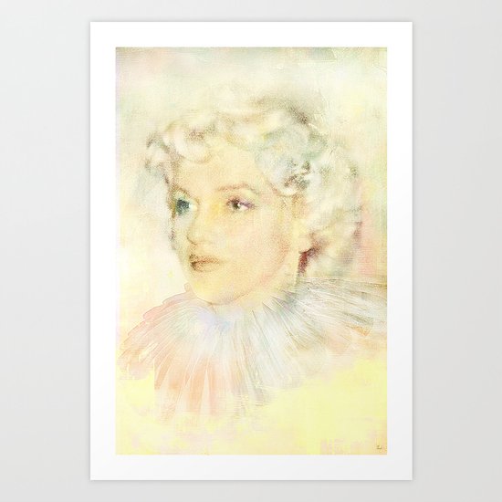 Portrait of an icon Art Print