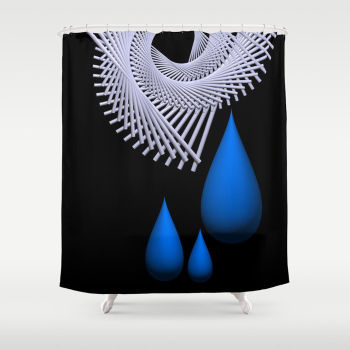 drops -03- Shower Curtain