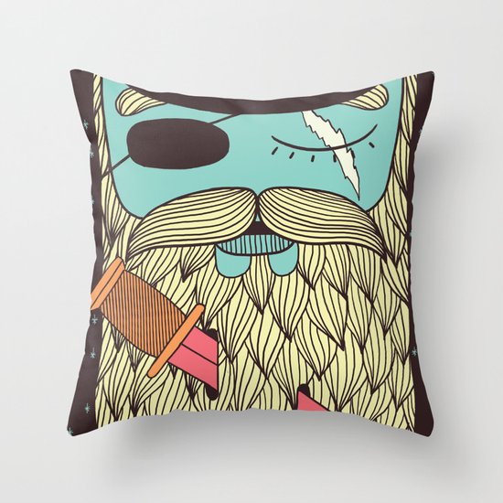 Captain Hope Throw Pillow