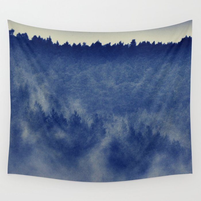 Misty Drama in the Scottish Highlands, in I Art  Wall Tapestry