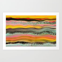 Waves 3 Art Print