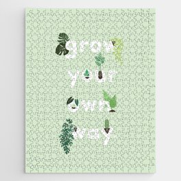 grow your own way. Jigsaw Puzzle