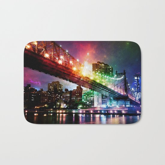 Enchanted New York : Manhattan Bridge Bath Mat