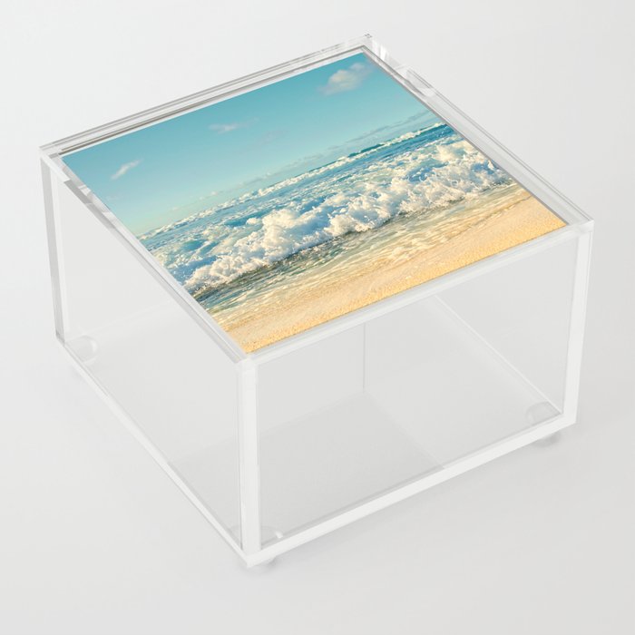 Hookipa Beach Paia Maui Hawaii Ocean Paradise Acrylic Box