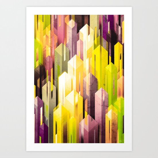 obelisk posture (variant 3) Art Print