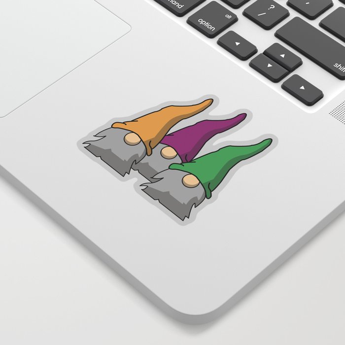 Minimalist Scandinavian Gnomes Sticker