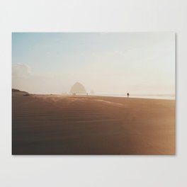 Golden hour at Cannon Beach Canvas Print
