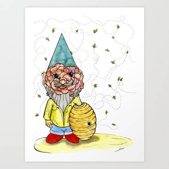 Stung! Art Print