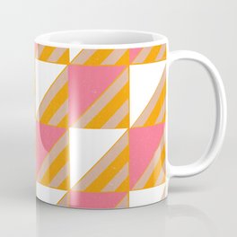 pink checkers Mug