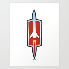 Olds' Cool Rocket Art Print | Rocket, Olds, 442, Graphicdesign, Digital, Cutlass, Delta88 