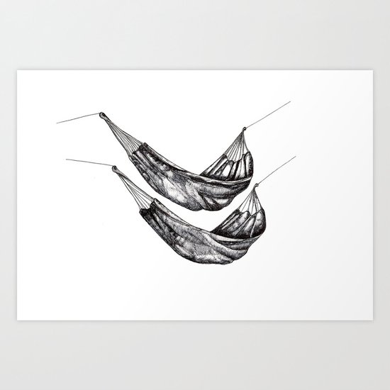 Check out my Hammocks! Art Print