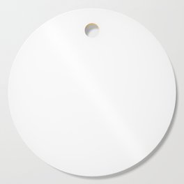 White Minimalist Solid Color Block Spring Summer Cutting Board
