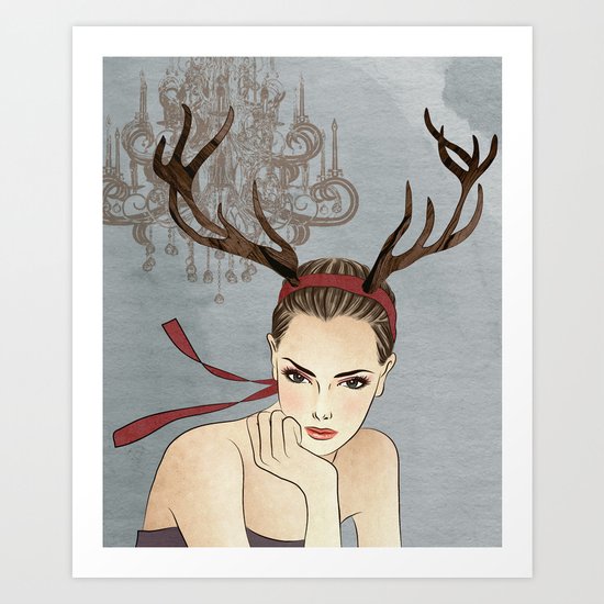 Costume Party 1 Art Print