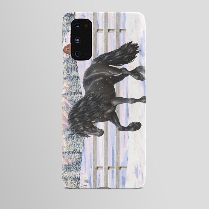 Horse Playing Art Painting Custom Phone Case Cover For iPhone Samsung  Google etc