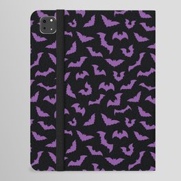 Pastel goth purple black bats iPad Folio Case