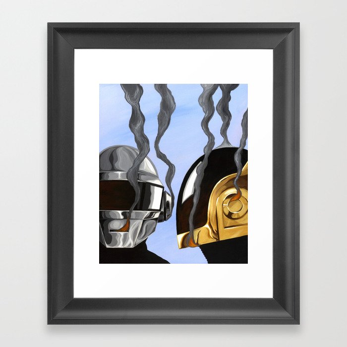 Daft Punk Deux Framed Art Print