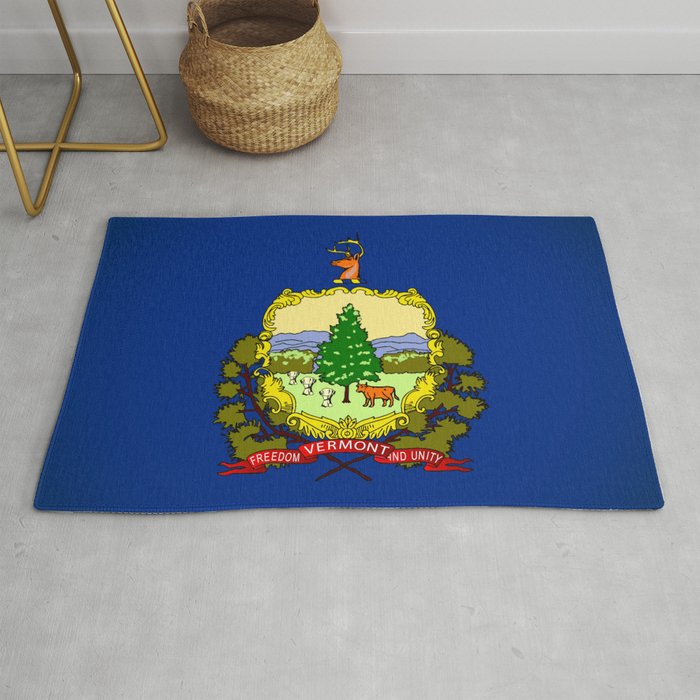 Vermont State Flag Rug