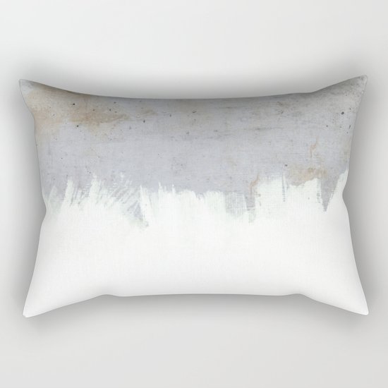 Painting on Raw Concrete Rectangular Pillow