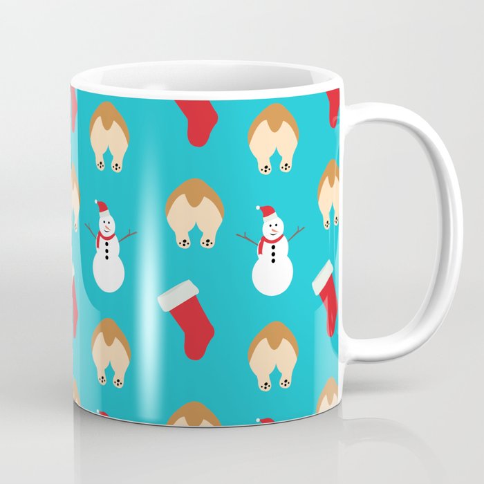 Christmas Corgi Butts Coffee Mug