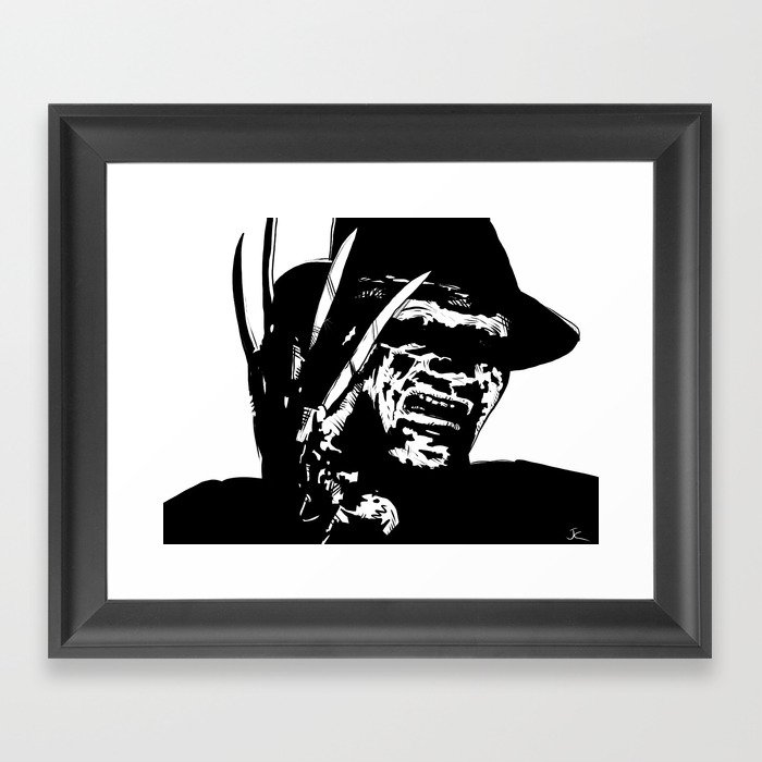 freddy krueger 1 framed art print by giuseppecristiano society6 freddy krueger 1 framed art print by giuseppecristiano