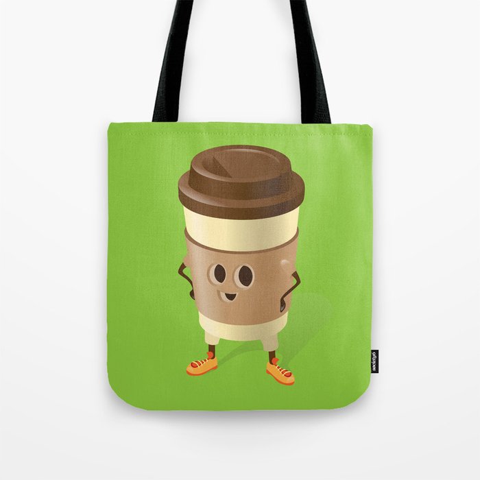 Happy Coffee Tote Bag