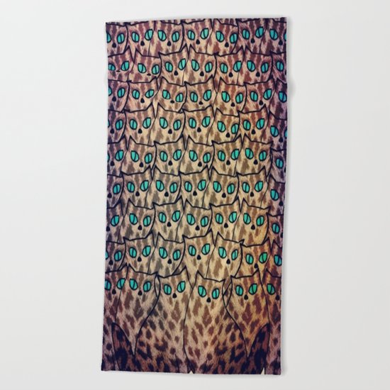 cat-232 Beach Towel