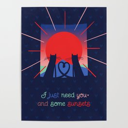 You, me and sunsets Poster