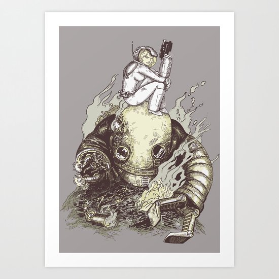harder they fall Art Print