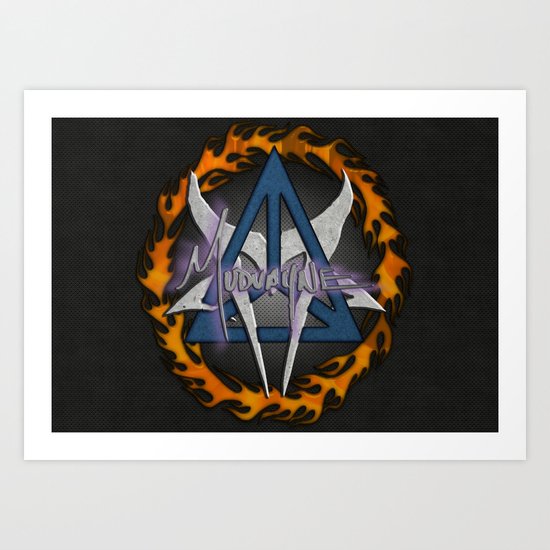 Mudvayne Logos Art Print