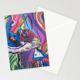 "Trippy Alice in Wonderland" Stationery Cards