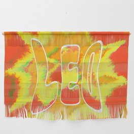 Leo Tie-Dye Wall Hanging