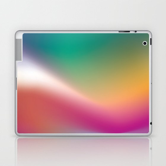 Bird of Paradise Multicolor Gradient Mesh Laptop & iPad Skin
