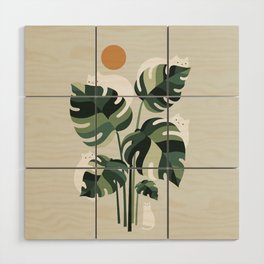Cat and Plant 11 Wood Wall Art