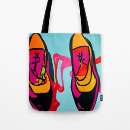 pair of ballerina shoes - pop art Tote Bag