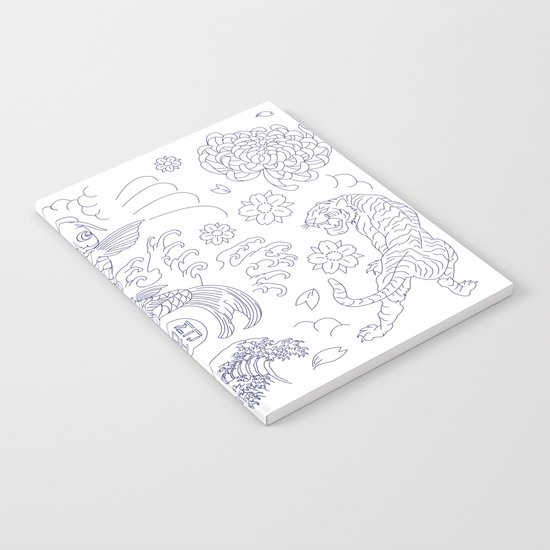 Japanese Tattoo Notebook