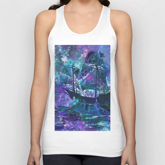 Ghost Ship Unisex Tank Top