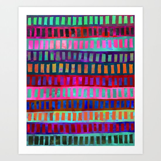 PATTERN {Geometric 001} Art Print