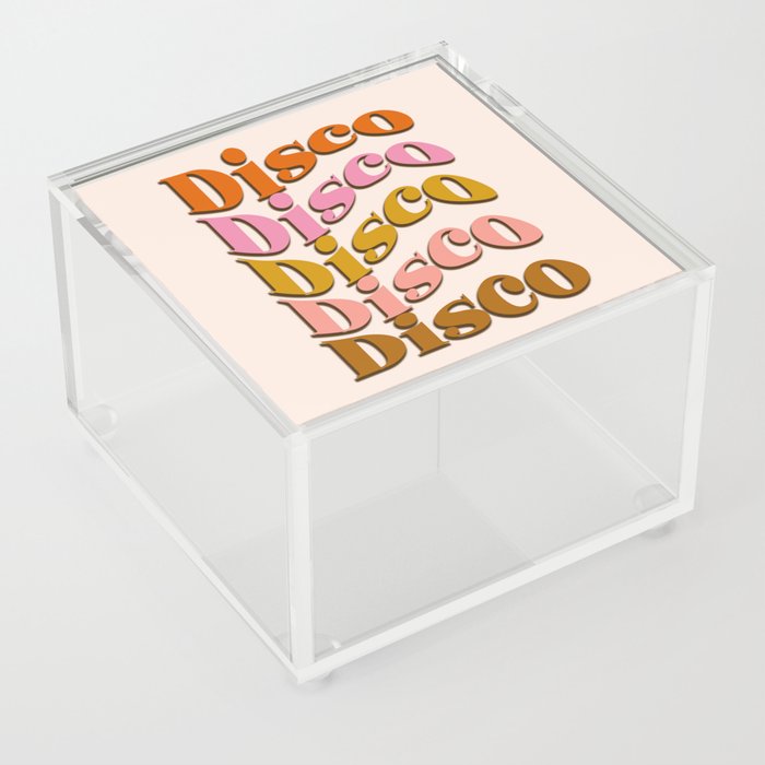 Groovy Disco Disco Acrylic Box