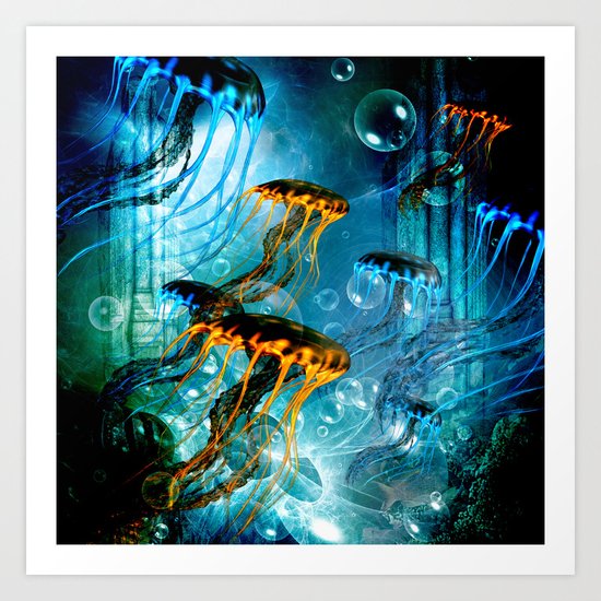 Jellyfish Art Print