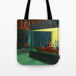  Edward Hopper - Night Hawks Tote Bag