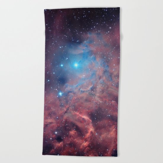 Nebula Beach Towel
