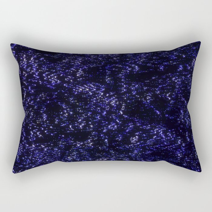 Dark Cold Glitch Distortion Rectangular Pillow