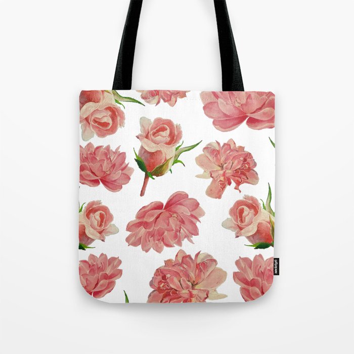 Roses Cycle De La Vie Tote Bag By Catonatr