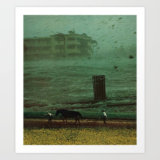 the rainy season Art Print