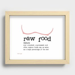 Raw Food Diet unisex Recessed Framed Print