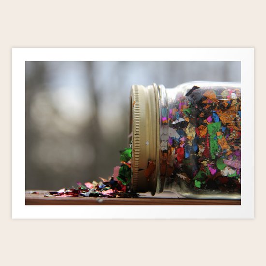 Sparkle Spill Art Print